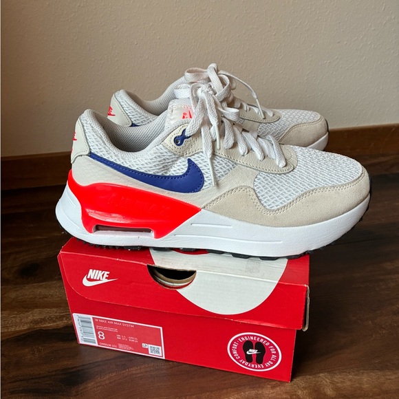 Nike Shoes - Nike Air Max SYSTM in White & Lapis (Size:8)